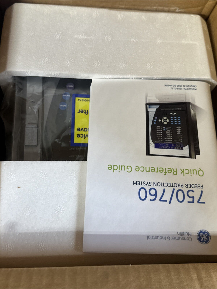 New In Box GE Multilin 750-P5-G5-S5-HI-A20-R-E-H Feeder Management Relay