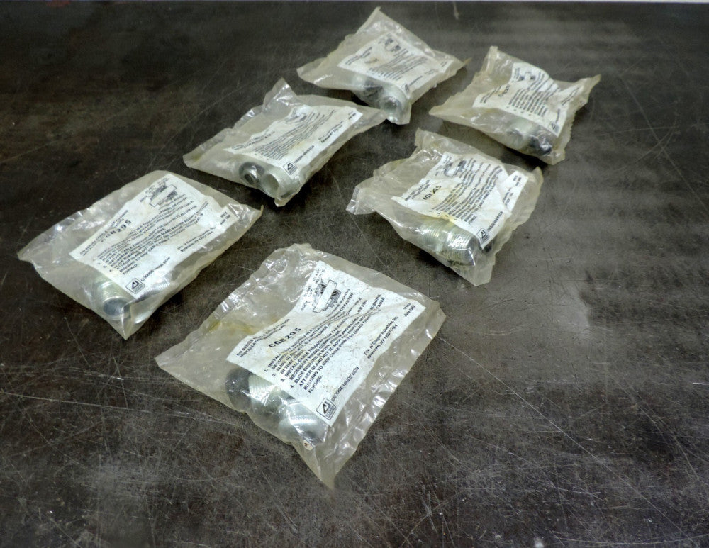 Crouse Hinds CGB295 CG Series Cord & Cable Fittings Lot of Six (6)