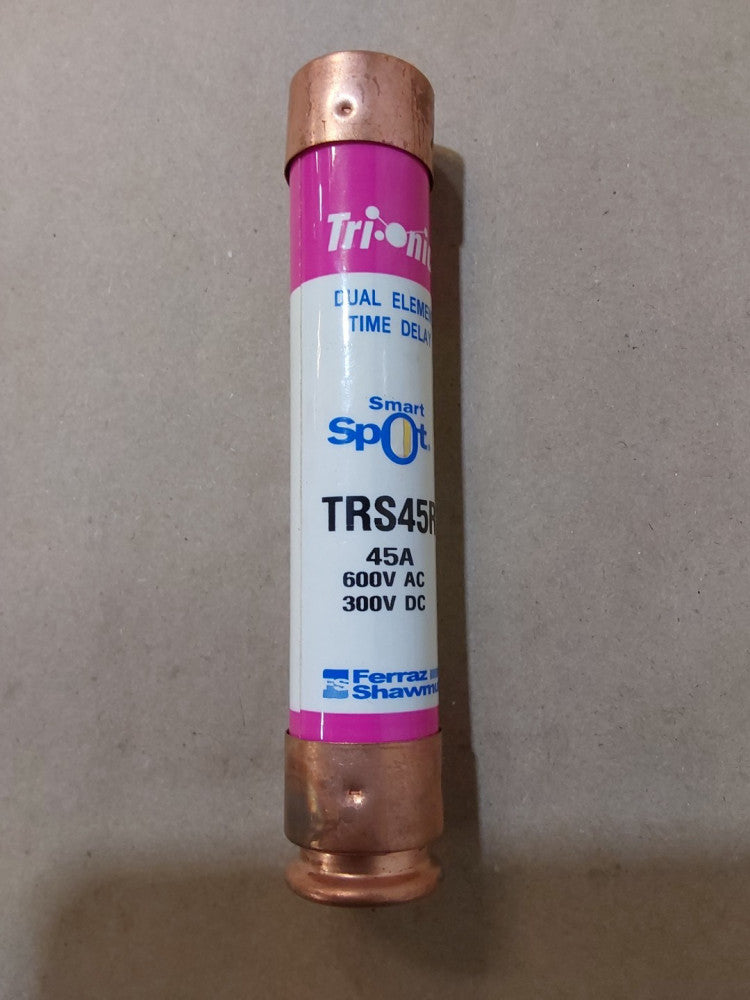 Ferraz Shawmut TRS45R Tri-onic Time Delay Fuse 45A 600VAC/300VDC
