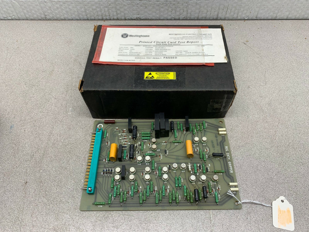 NEW IN BOX WESTINGHOUSE REGULATION GRIPPER CIRCUIT BOARD 6050D16G01