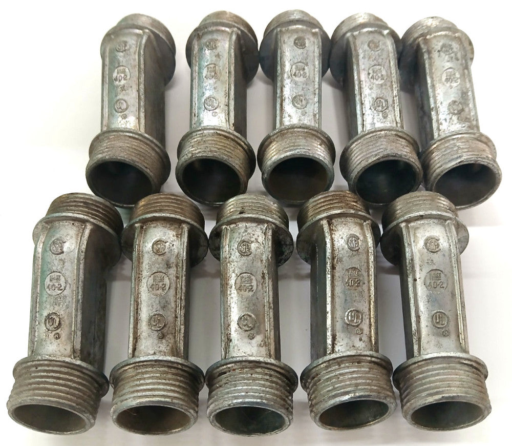 HALEX RIGID OFFSET NIPPLE ELCTRICAL CONDUIT FITTING SIZE 1" LOT OF 10