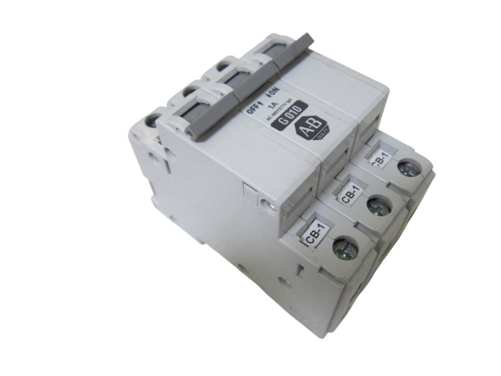 ALLEN BRADLEY 1492-CB3G010 SER. C CIRCUIT BREAKER 1A NSNP