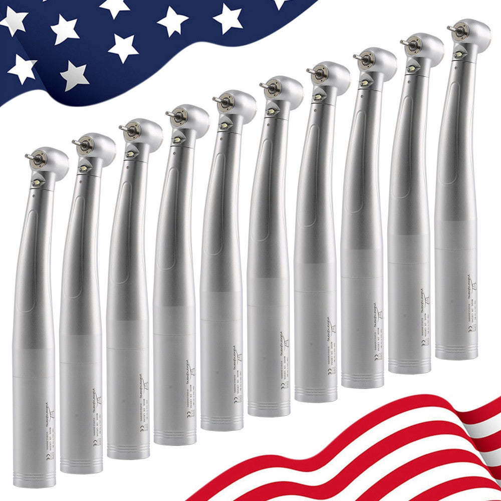 1-10* Dental Fiber Optic LED E-generator Handpiece /4 Hole Coupler For Kavo MD
