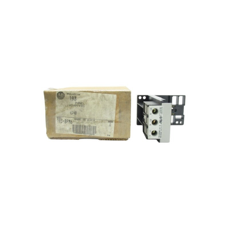 ALLEN BRADLEY 193-BPM6 SER. A (BR/WH) NSMP