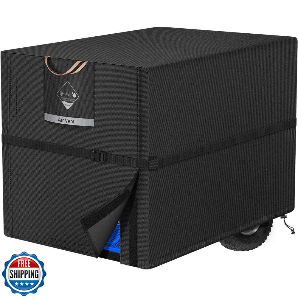 QH.HOME Waterproof Generator Cover 25x25x21 inch ,900D Heavy Duty Oxford with