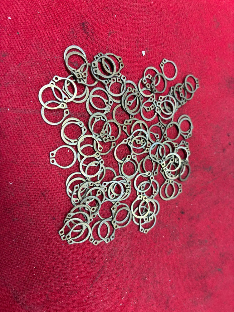 UNBRANDED EXTERNAL RETAINING RING ID: 5/16" OD: 7/16" (LOT OF 98)