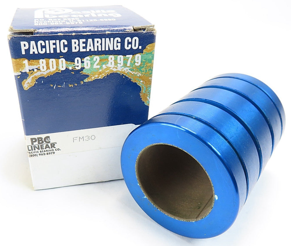 Pacific Bearing FM30 30mm PBC Linear Bearing 30mm x 47mm x 68mm NEW IN BOX