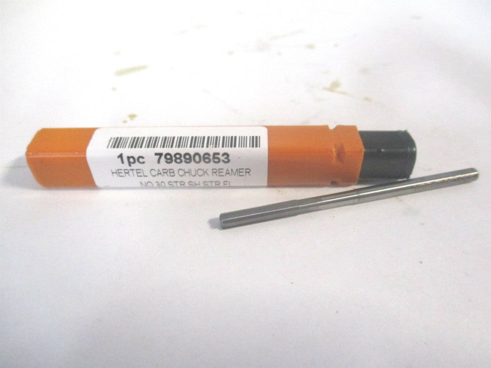 (500-003030) #30 5/8" x 2-1/4" OAL 4Fl Straight Solid Carbide Chucking Reamer