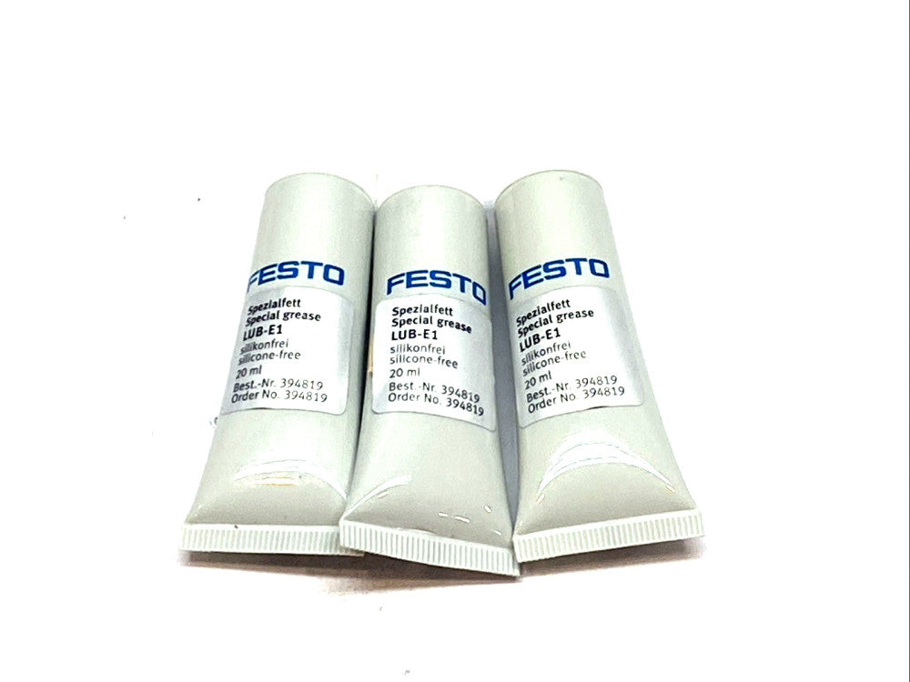 Festo LUB-E1 Silicone-Free Special Grease 394819 20ml LOT OF 3