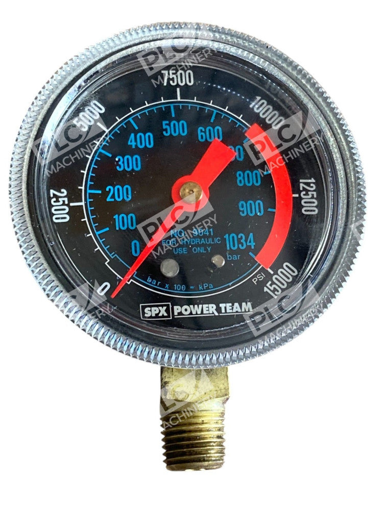 Power Team SPX 0-15000PSI 0-1034kPa Pressure Gauge 9041