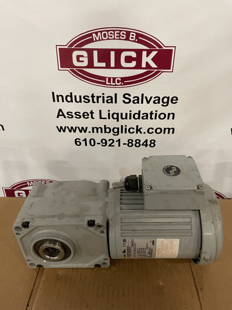Brother F3S25N20-MF2AEN Speed Reducer / Gearmotor / Gear Drive 1/4HP 20:1 3PH