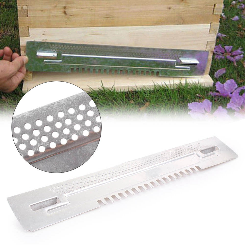 Bee Hive Sliding Mouse Guard Beekeeping Travel Gates Zinc Plated Beekeeping Tool