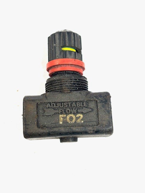 ARO INLINE FLOW CONTROL VALVE 104104-F02 200 PSI 200 DEGREES F MAX TEMP