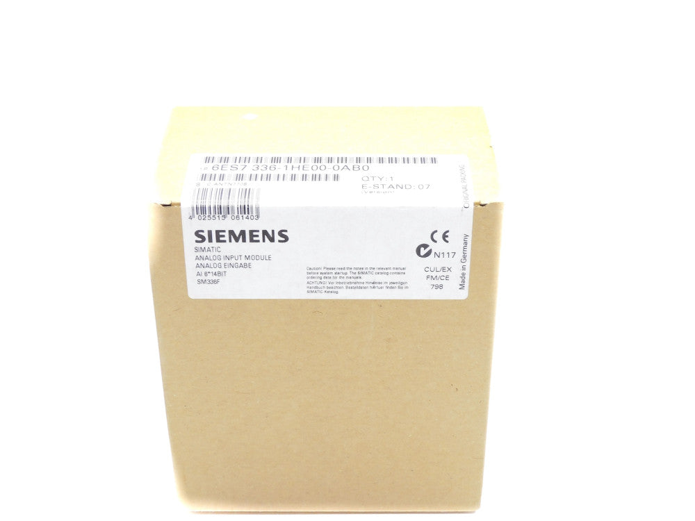 SIEMENS 6ES7336-1HE00-0AB0 NSFS