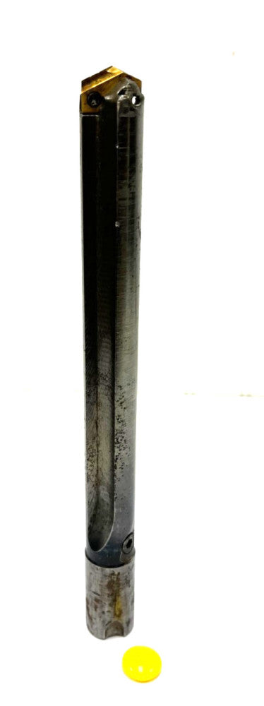 ALLIED MACHINE 24020S-100L INSERT DRILL HOLDER W/COOLANT PORTS OAL 10-1/2"