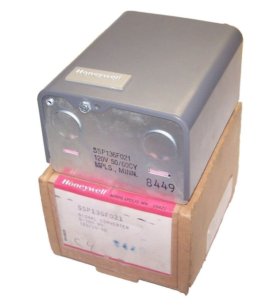 New Honeywell Signal Converter 120V 50/60 CY 0 - 100 MV SSP136F021