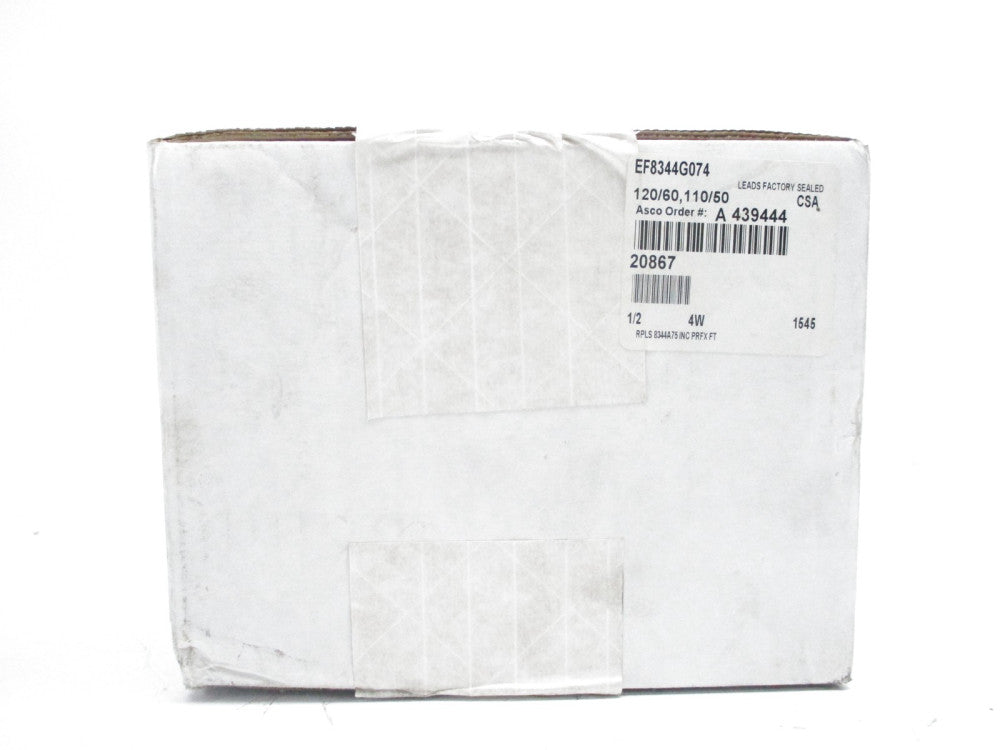 ASCO EF8344G074 110/120V NSFS