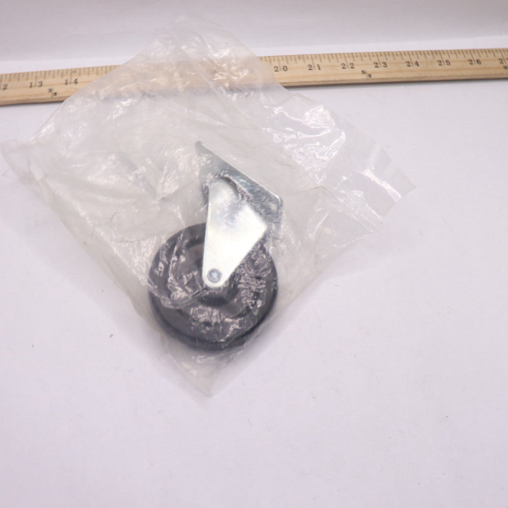 Swivel Plate Caster D Rubber 3" 1UHH6