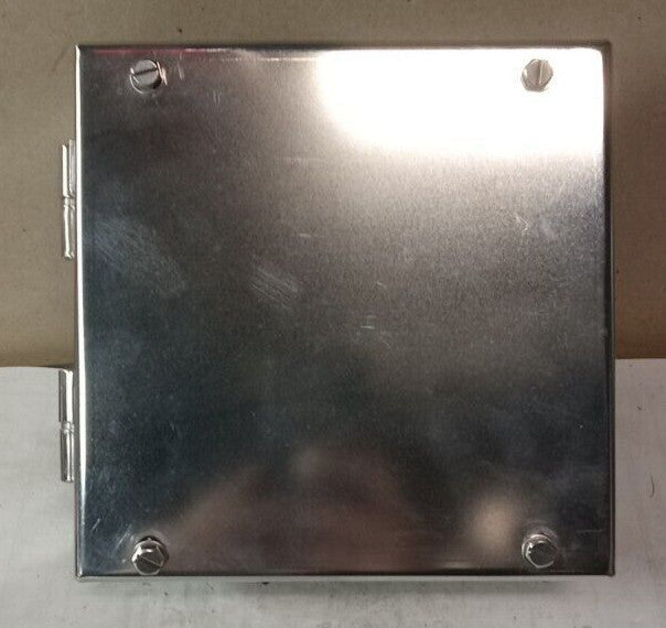 NEW COOPER CROUSE HINDS STAINLESS STEEL ENCLOSURE 3S/4/4X 7.5X7.5X4 STBS1191910