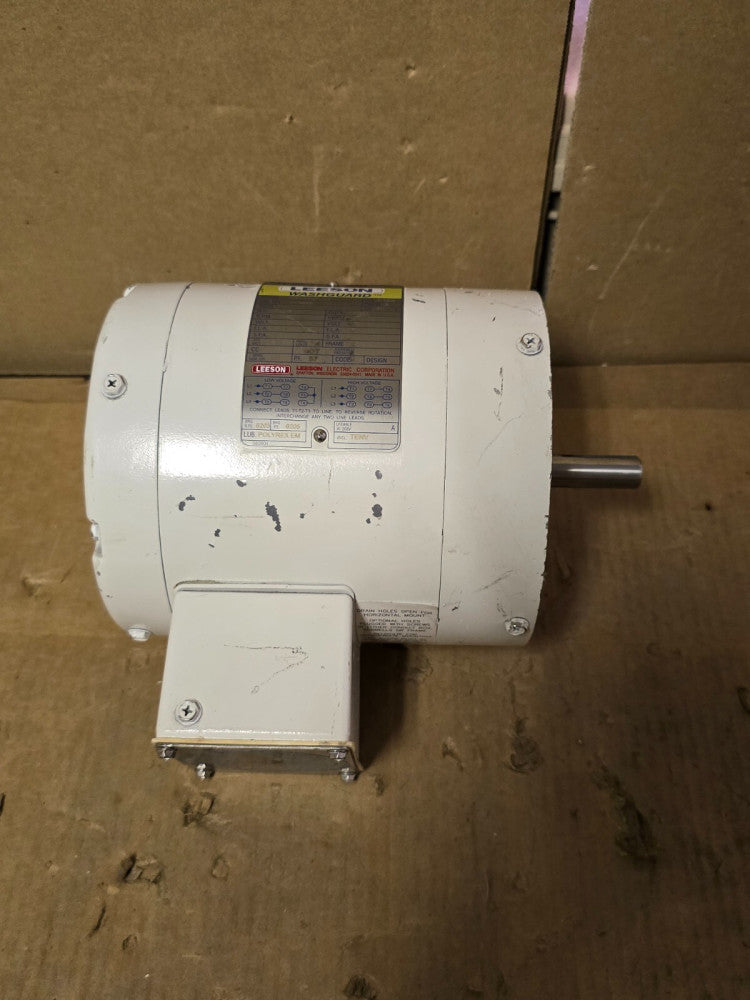 LEESON WASHGUARD MOTOR, C6T17VC5H, 113649.00, 1/4 HP,1725 RPM,NEW! MAKE OFFER!!