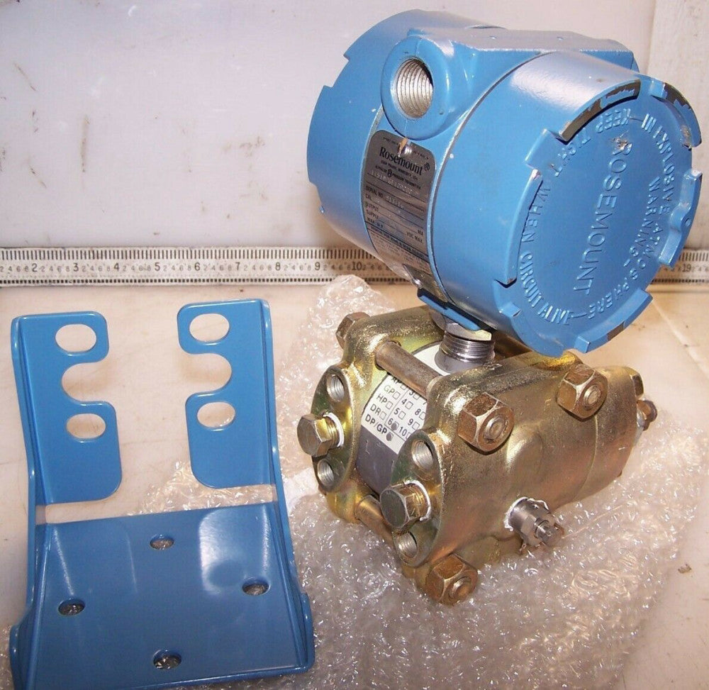 NEW ROSEMOUNT ALPHALINE PRESSURE TRANSMITTER 1151DP6E12D2B2 STAINLESS MANIFOLD