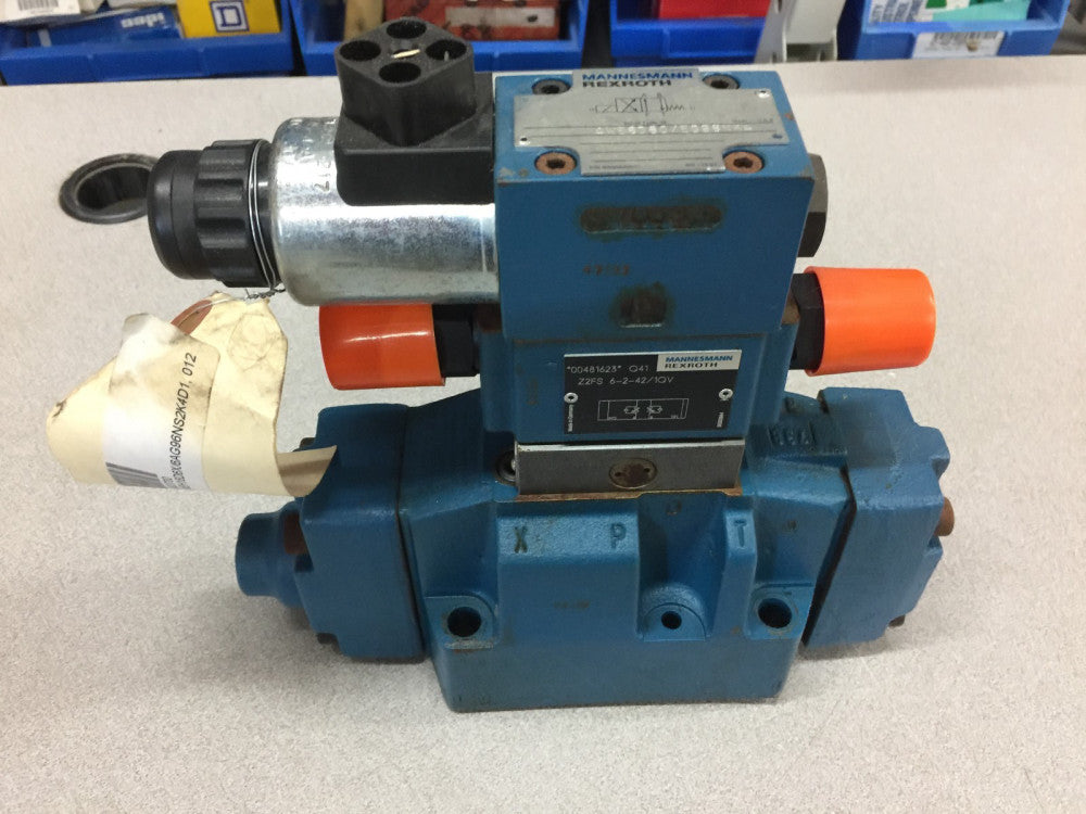 NEW NO BOX REXROTH HYD SOL VALVE 4WE6D60/EG96NK4 / Z2FS6-2-42/1QV / 4WEH16D63/6E