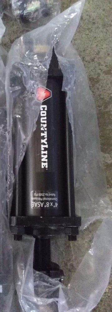 COUNTY LINE 4" Bore X 8" Stroke Hydraulic Cylinder TIE ROD ASAE 2500PSI NEW
