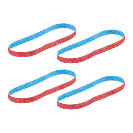 Milwaukee Tool & Equipment 48-80-7060 Bandfile Belts, 0.38 In W, 0.10 In L,