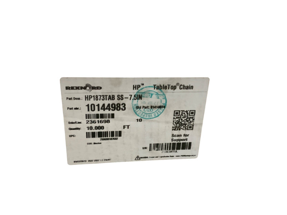 REXNORD HP1873TAB SS-7.5IN