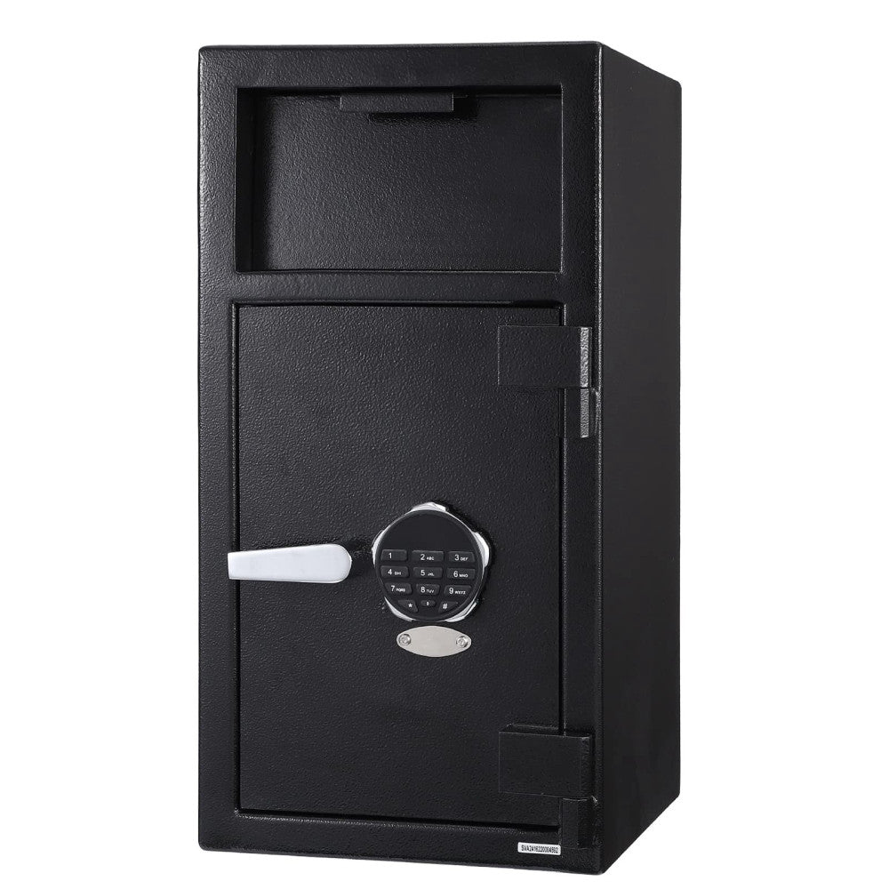 Fireproof Depository Safe with Drop Slot, Electronic Anti-Theft Drop Safe for...
