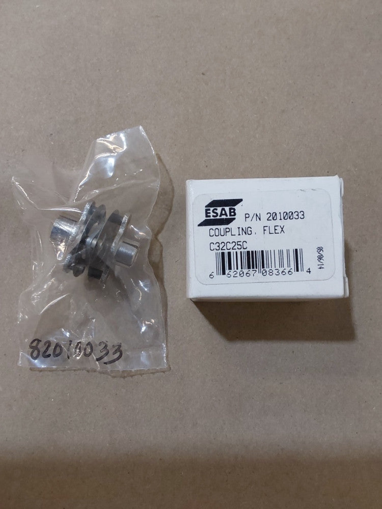 ESAB Rembrandt Flexible Coupling PN 2010033 set screw clamping