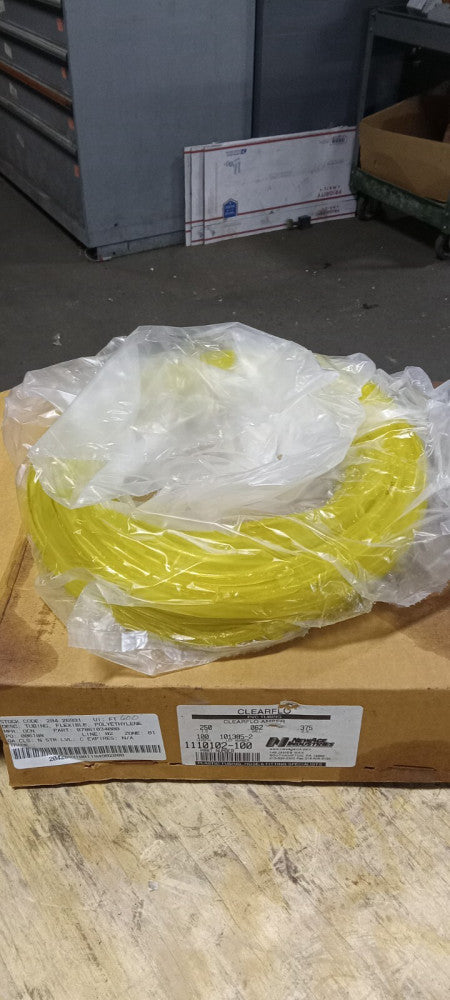 NEWAGE INDUSTRIES CLEARFLO 1110102-100 100' AMBER PVC FLEX TUBE .250 ID .375 OD