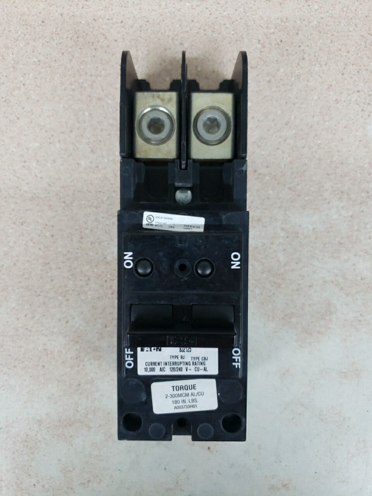 BJ2125 - Eaton Plug-In 240V 125A 2 pole circuit breaker 10kA@240V NEW OLD STOCK