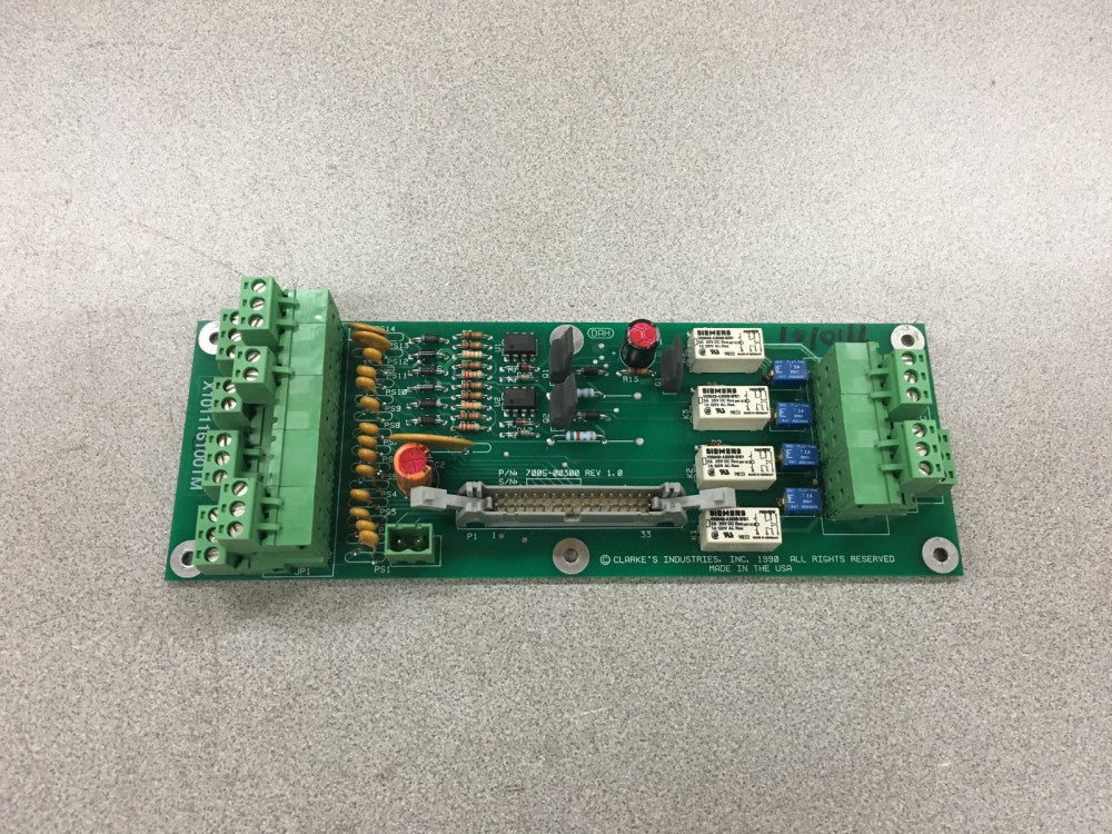 NEW NO BOX CLARKE'S INDUSTRIES CIRCUIT BOARD 7005-00300 REV 1.0