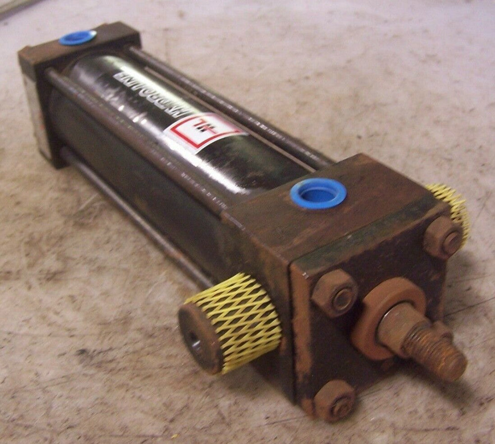NEW EATON HYDRO-LINE PNEUMATIC CYLINDER 2" BORE 6" STROKE 3/8" FNPT 5/8" ROD