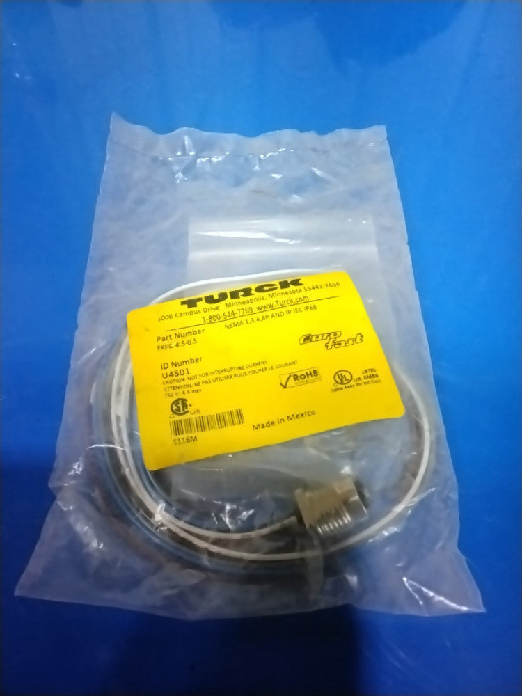 Turck U4501 Connector FKFD 4.5-0.5