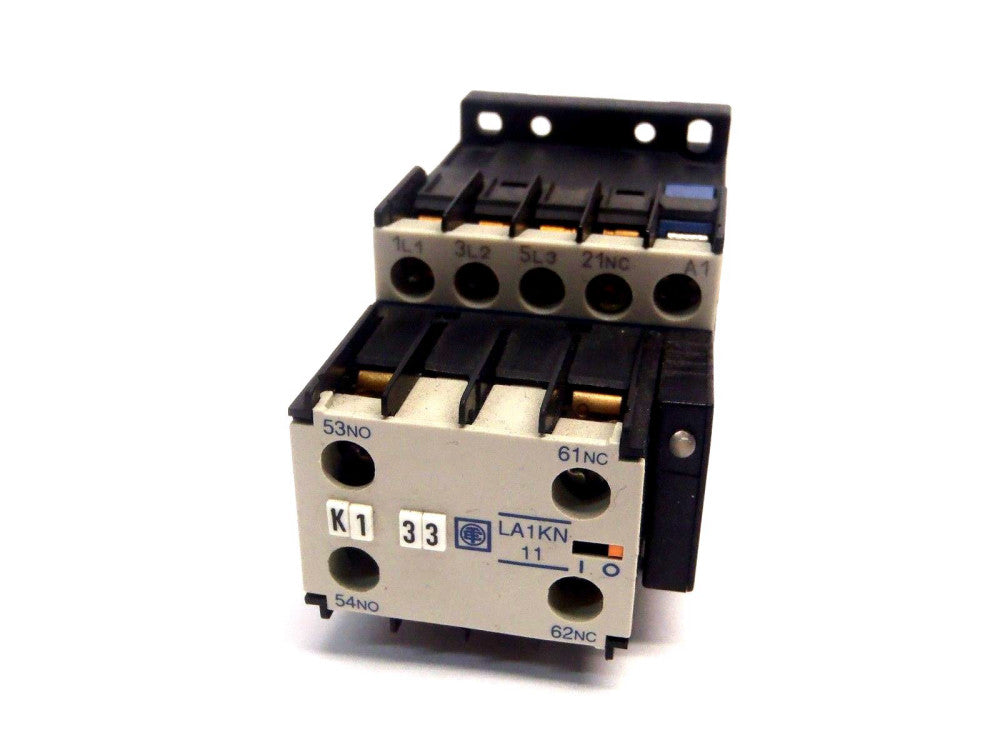 Telemecanique LC1K0601 Contactor w/ LA4K1U Suppressor Module/LA1KN11 Aux Contact