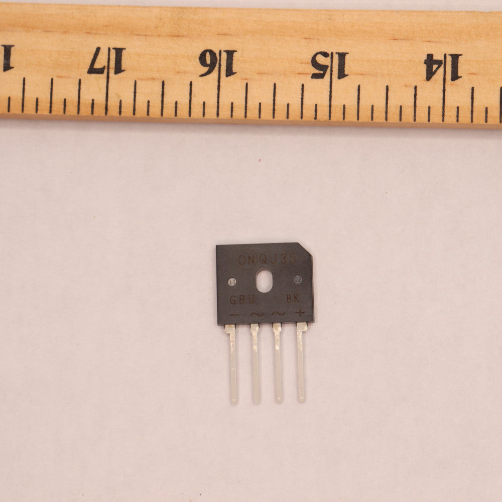 Bridge Rectifier Single Phase 800V 8A SIP 4 Pins 1V 58K8895