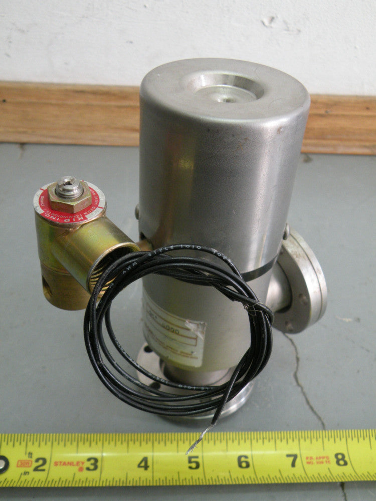 Varian High Vacuum Angle Valve 951-5090 (?) w Kip Actuator