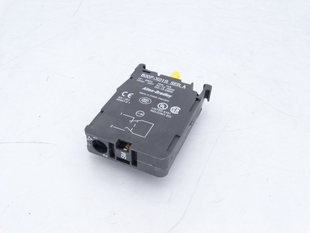ALLEN BRADLEY 800F-X01S CONTACT BLOCK