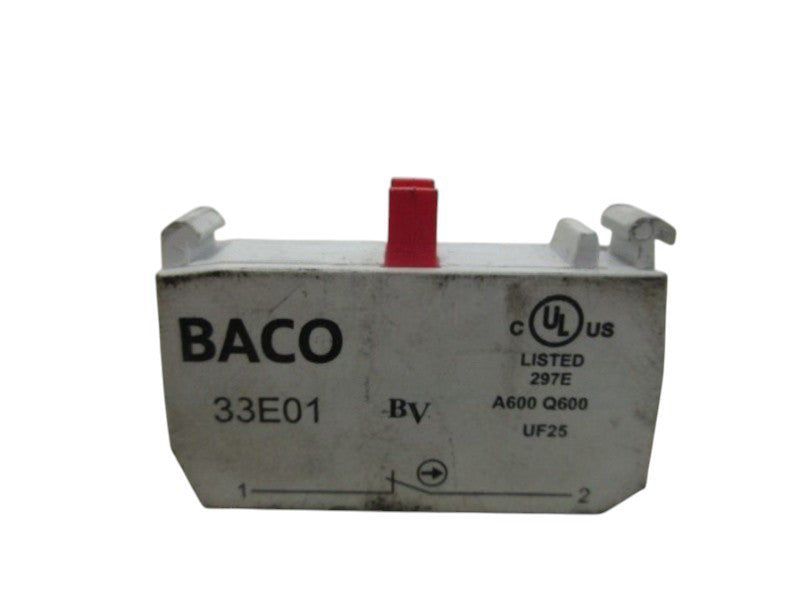 BACO 33E01 CONTACT BLOCK UNMP