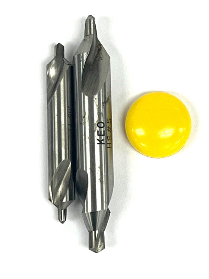 ASSORMENT OF KEO COUNTERSINK DRILL #4X90 & #5 LOT OF 2