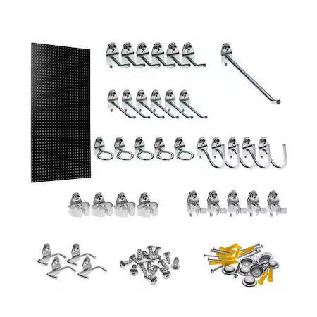 Triton Products Tpb-36Bkh-Kit 24 In. W X 48 In. H X 1/4 In. D Black Heavy-Duty