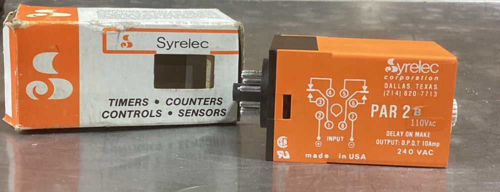Syrelec Corporation PAR2B 110vac 240vac