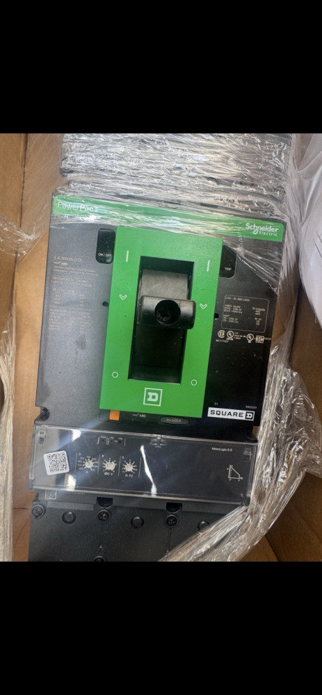 SQUARE D LJL36600U31X POWERPACT CIRCUIT BREAKER LJ600 600VAC 25kA 3P 600A