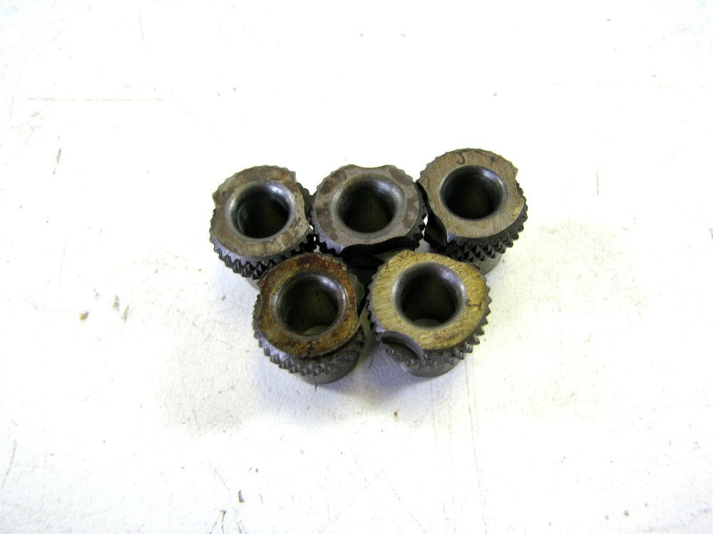 (SF28-6) J x 7/16 x 3/8" Slip Fixed Renewable Drill Bushings NEW - Lot of 6