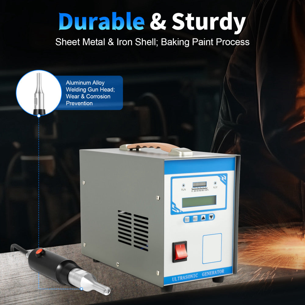 Ultrasonic Spot Welder Hand-held Welder Ultrasonic Welding Machine +Welding Head