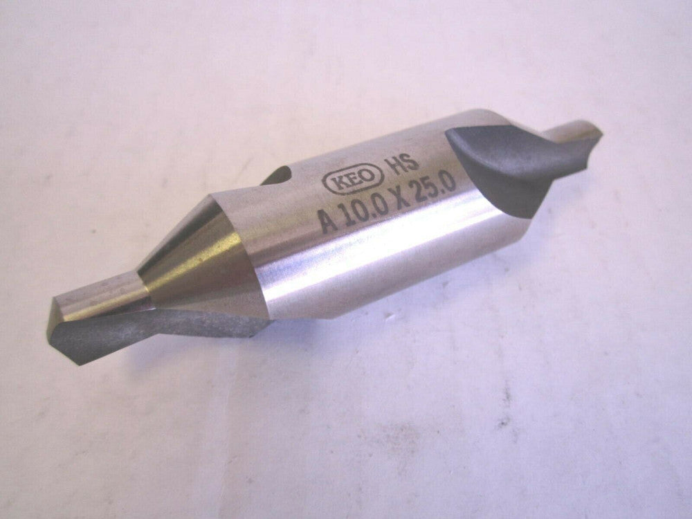 Keo (16250) 25 x 10 x 12.80 x 100mm HSS RH 60° Combined Drill & Countersink
