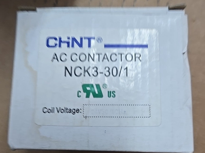 Chint NCK3-30/1 AC Contactor 120V COIL 3POLE 30A