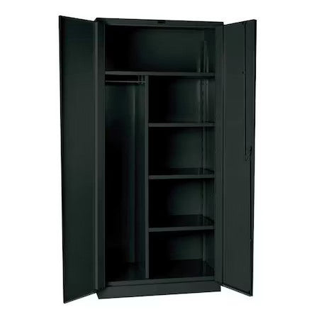 Hallowell Hw4cc6478-4Cl Combo Wardrobe Storage Cabinet, 78 In H, 36 In W, 24 In